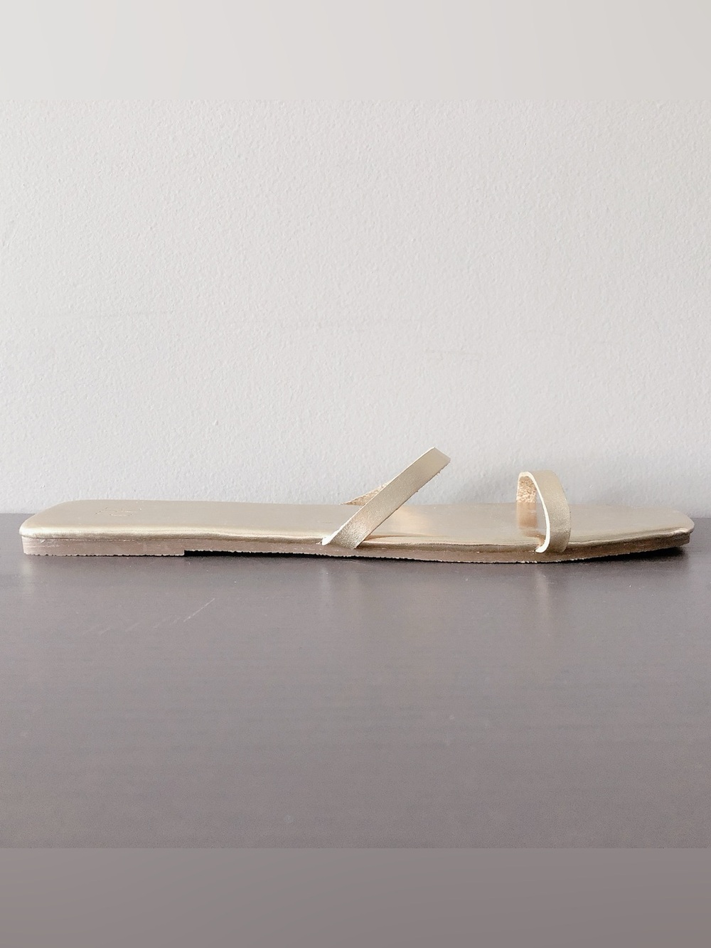 Gap Square Toe Sandals Gold Size 10 women's shoes slides - Picture 12 of 15